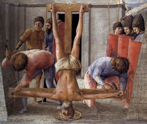 Cricifixion of Peter by Masaccio