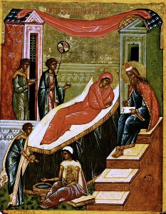 Icon of the Nativity of John the Baptist