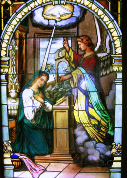 Stained Glass Window of the Holy Spirit