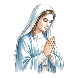 Mary praying